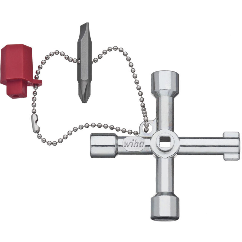 foto del prodotto wiha chiave per quadri elettrici, forma a croce 7.0 mm 9 5 8 3 5 36114 