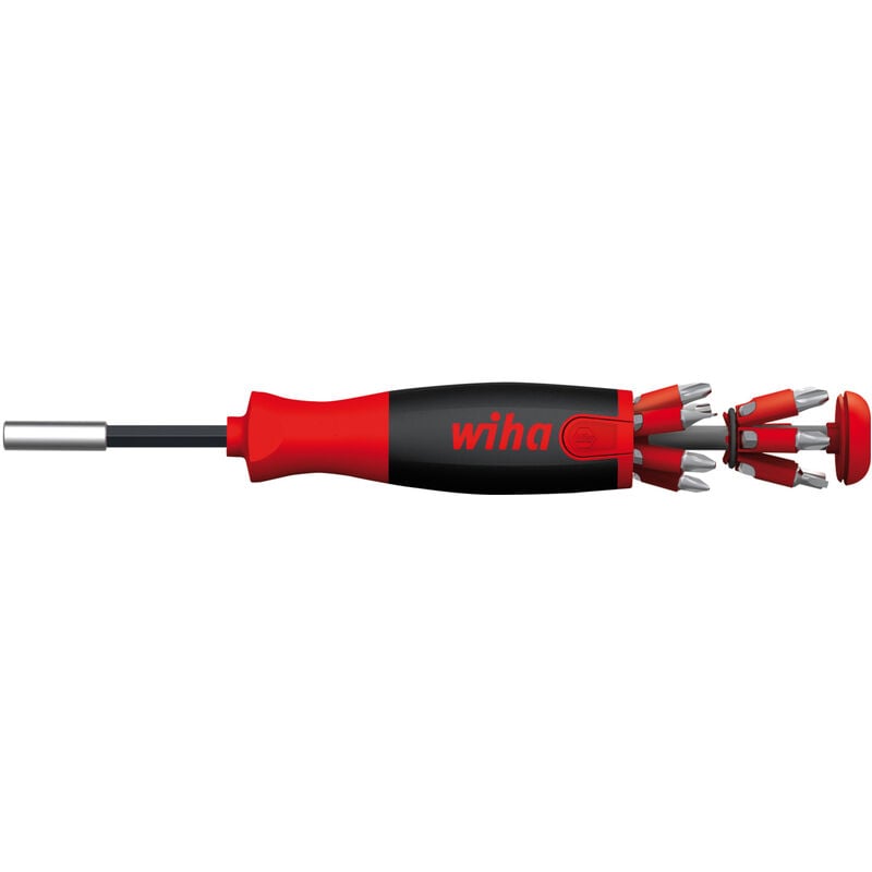 foto del prodotto wiha giravite con portainserti a magazzino liftup 25, magnetico assortiti, con 12 inserti, 1 4 38600 