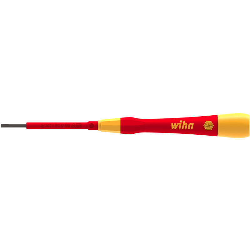 foto del prodotto wiha giravite di precisione picofinish electric a taglio 1.5 mm x 50 mm 42374 