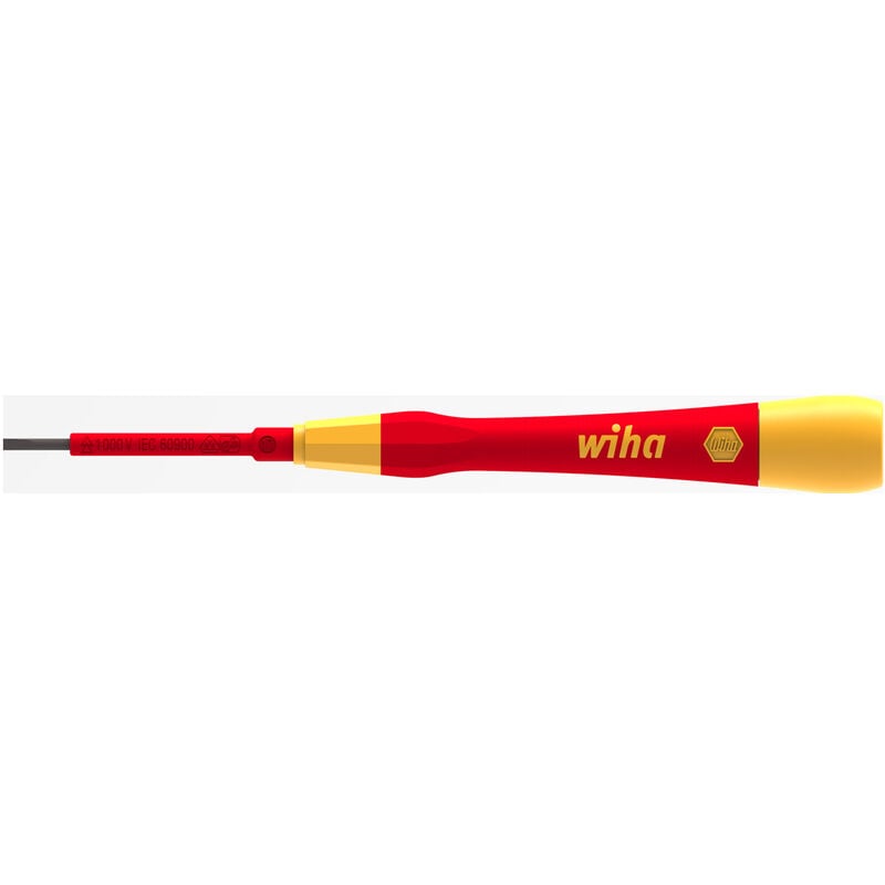 foto del prodotto wiha giravite di precisione picofinish electric a taglio 2.0 mm x 50 mm 42375 
