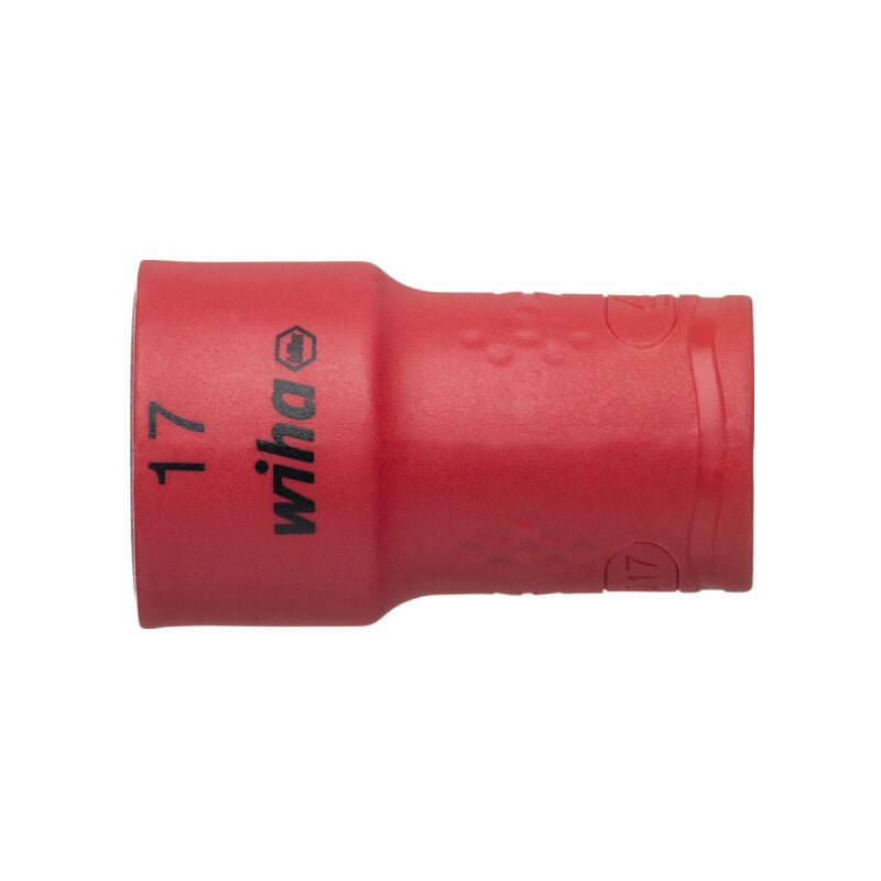 foto del prodotto wiha inserto per chiave a tubo, isolato esagono esterno 3 8 17.0 mm 43072 