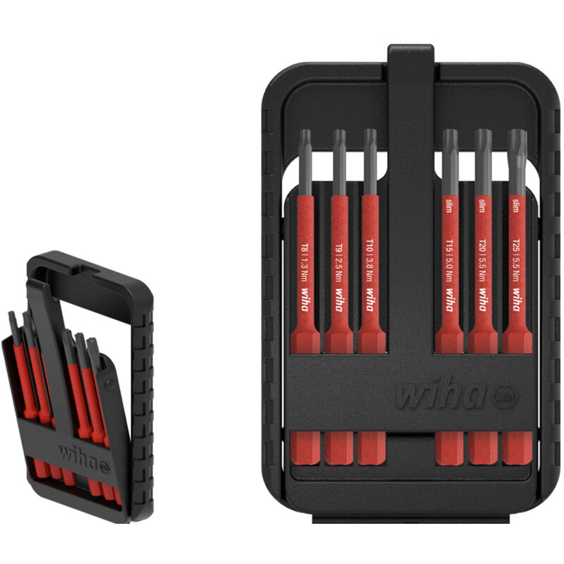 foto del prodotto wiha inserto set slimbit electric torx 6 pz. 43153 