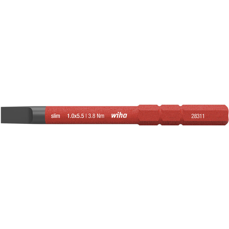 foto del prodotto wiha inserto slimbit electric a taglio 5.5 mm x 75 mm 34581 