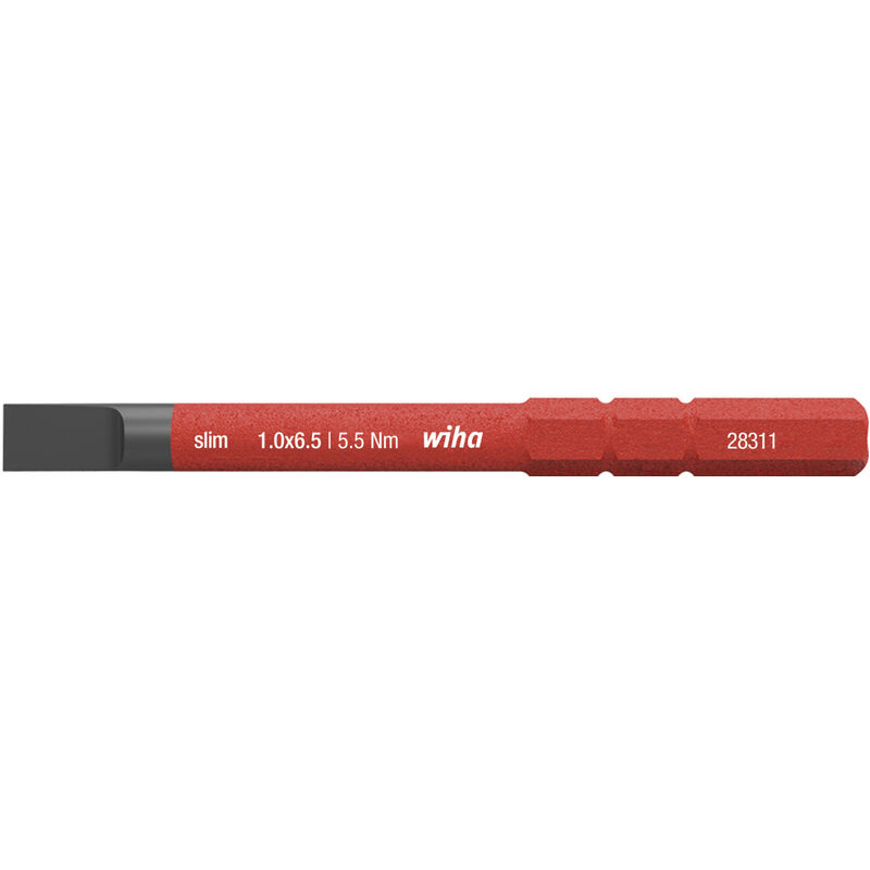 foto del prodotto wiha inserto slimbit electric a taglio 6.5 mm x 75 mm 34582 