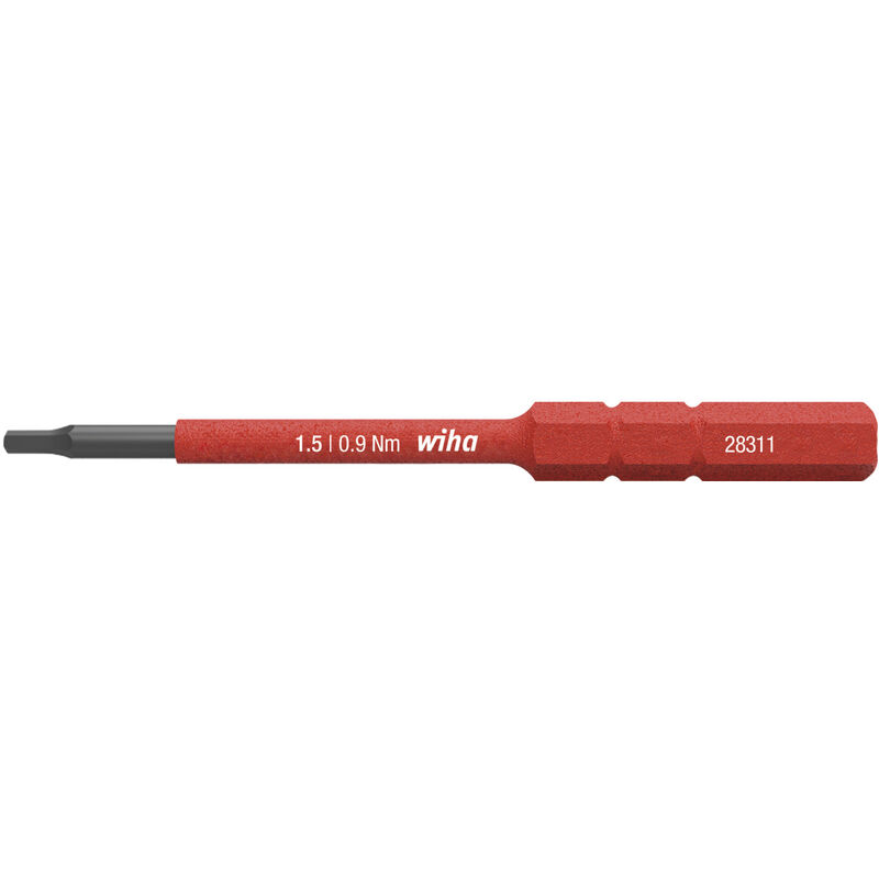 foto del prodotto wiha inserto slimbit electric esagonale 1.5 mm x 75 mm 37222 