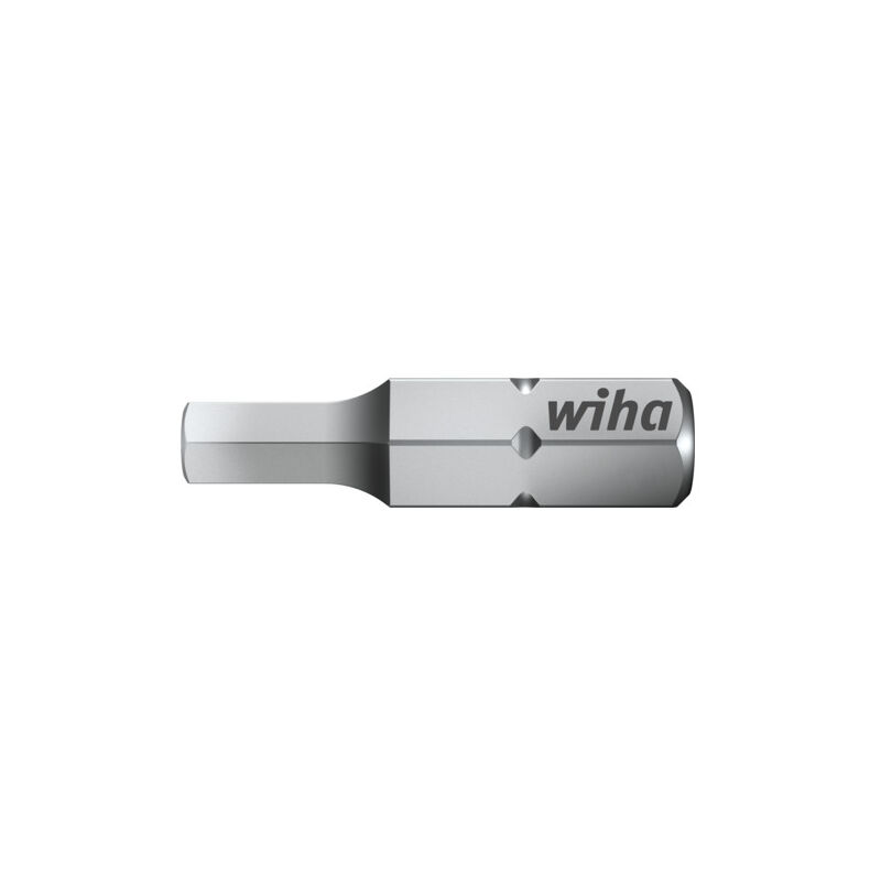 foto del prodotto wiha inserto standard 25 mm esagonale, 1 4 c6,3 5.0 mm 01707 