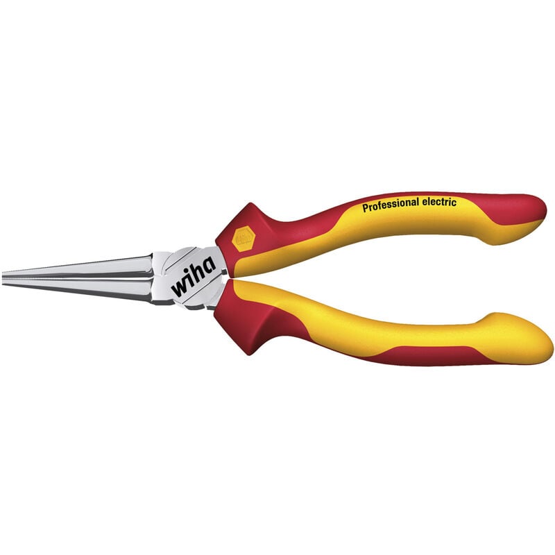 foto del prodotto wiha pinza a becchi tondi langbeck professional electric 160 mm, 6 1 2 26735 