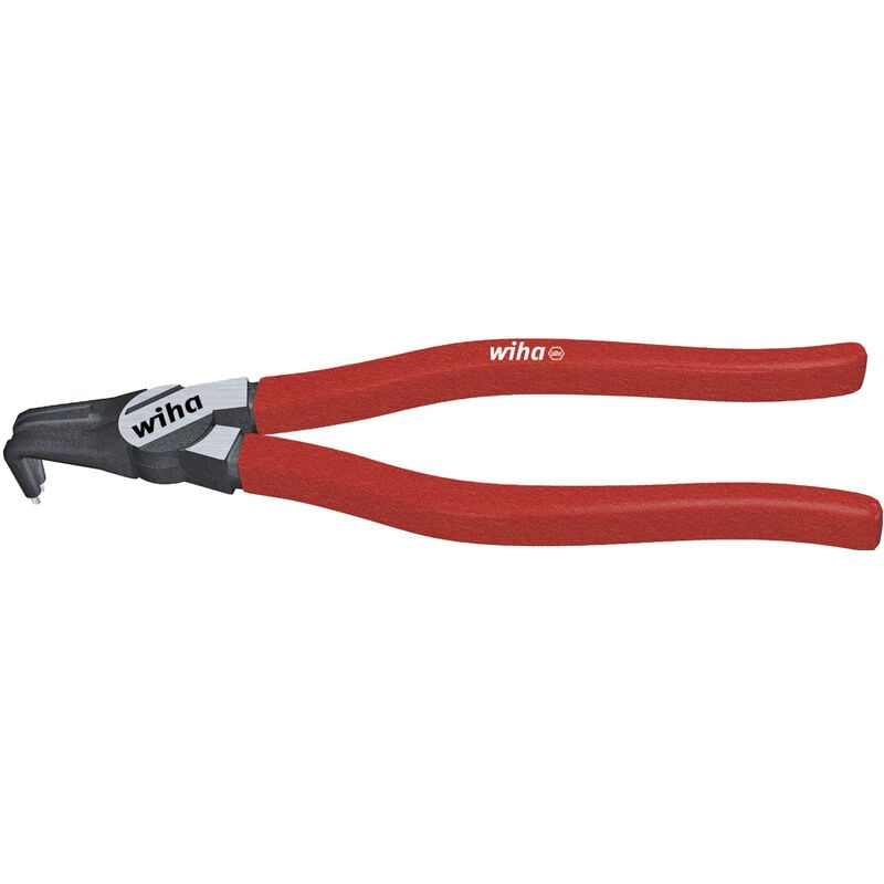 foto del prodotto wiha pinza per anelli di sicurezza classic con magictips per anelli interni fori di forma angolata j 31, 220 mm 34696 