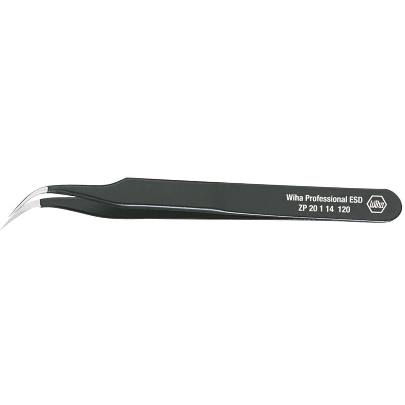 foto del prodotto wiha pinzetta di precisione professional esd tipo 7a 120 mm 32335 