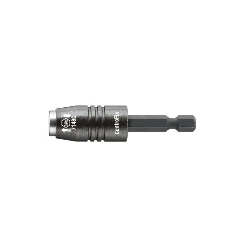 foto del prodotto wiha portainserti centrofix, bloccabile meccanicamente 1 4 in custodia 60 mm 32477 