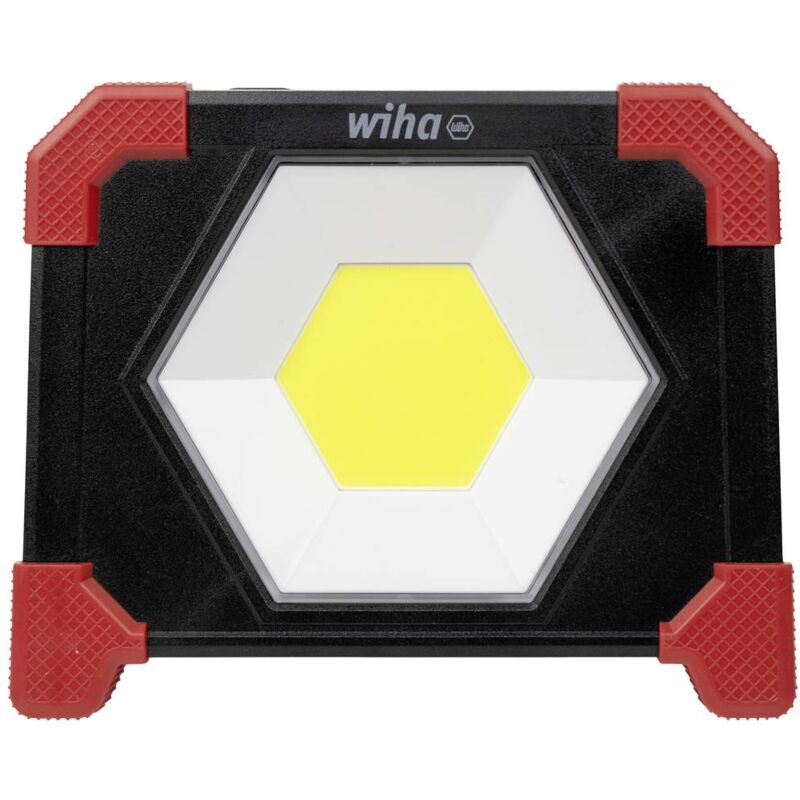 foto del prodotto wiha sb490fl01 faretto da cantiere alimentato a batteria 3000 lm 45698