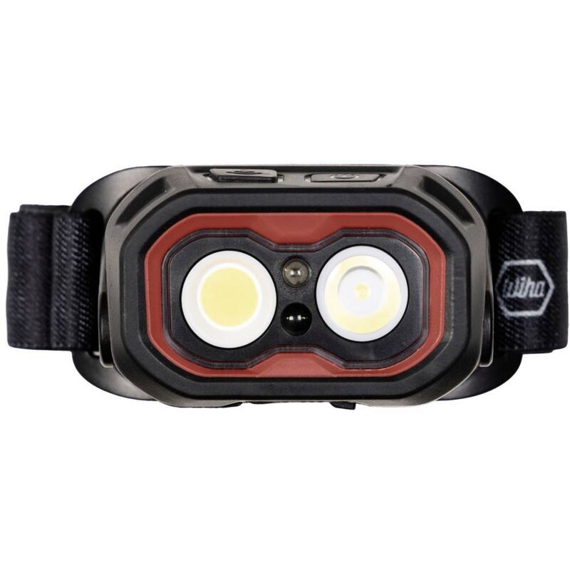 foto del prodotto wiha sb490ht01 lampada frontale a batteria ricaricabile 500 lm 45700
