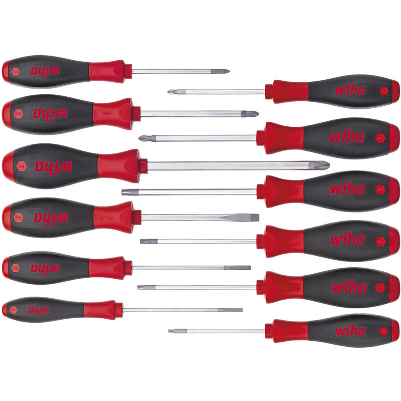 foto del prodotto wiha set di giravite softfinish assortito, 12 pz. 41002 