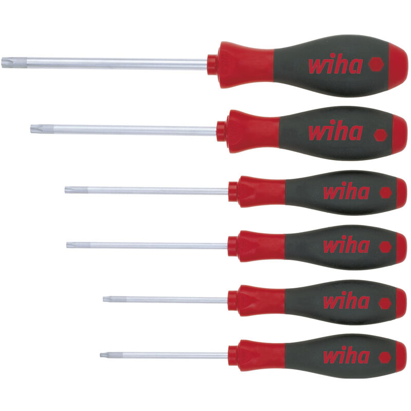 foto del prodotto wiha set di giravite softfinish torx tamper resistant con foro , 6 pz. 24506 