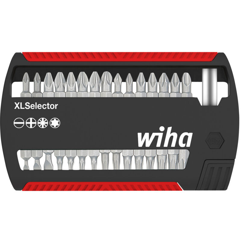 foto del prodotto wiha set di inserti xlselector standard 25 mm assortiti, 31 pz., 1 4 c6,3 29417 