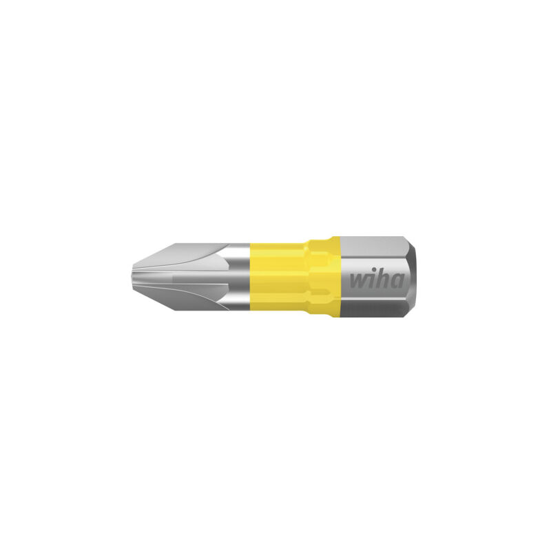 foto del prodotto wiha set di inserti y 25 mm pozidriv pz1 , 5 pz., 1 4 c6,3 in custodia 41588 