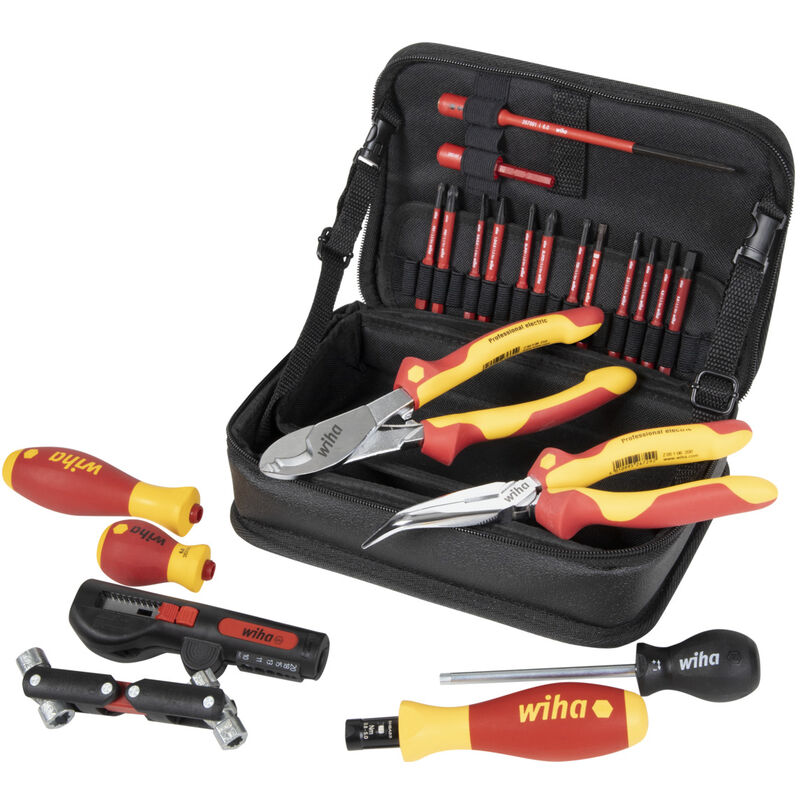 foto del prodotto wiha set di utensili installazione wallbox 23 pz. incl. borsa funzionale 45289 