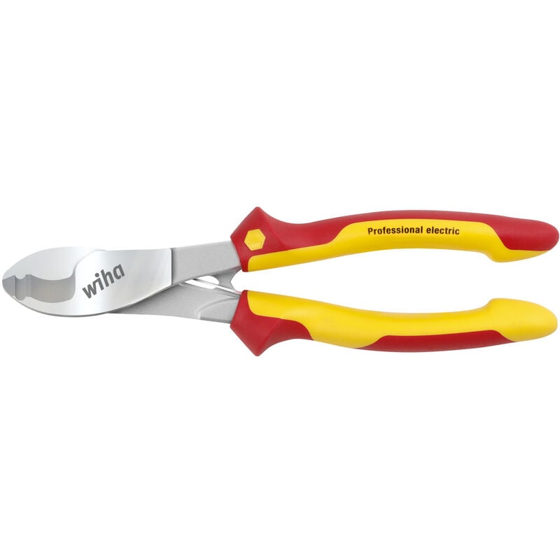 foto del prodotto wiha tagliacavi professional electric con molla di apertura attivabile e disattivabile 210 mm, 8 1 4 43662 