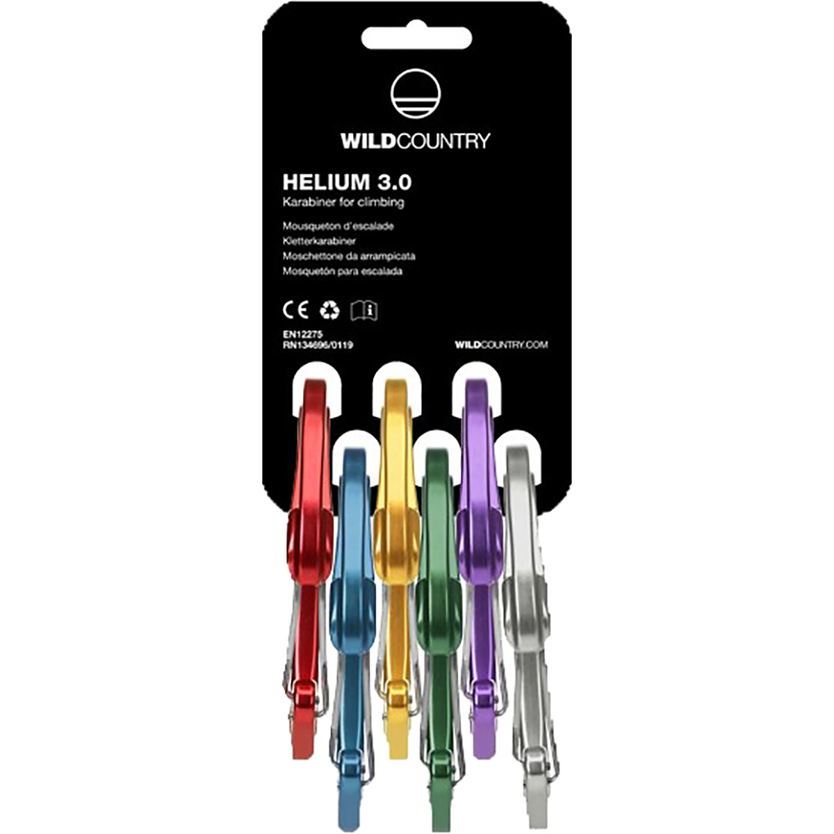 foto del prodotto wild country rack helium 3.0 confezione da 6