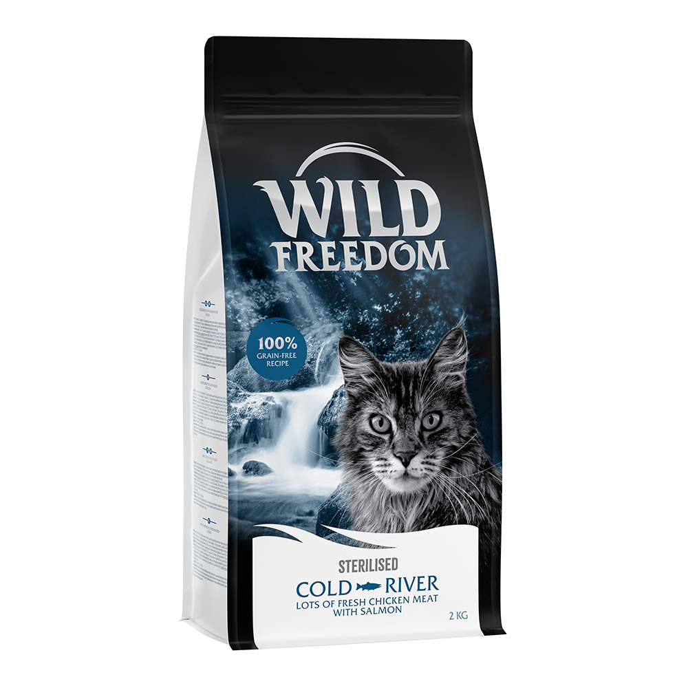 foto del prodotto wild freedom adult ""cold river"" sterilised salmone - senza cereali per gatti - 2 kg