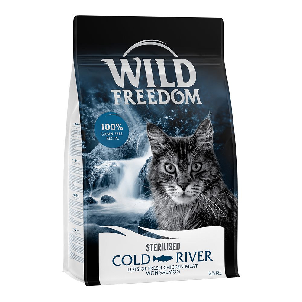 foto del prodotto wild freedom adult cold river sterilised salmone senza cereali per gatti 6,5 kg