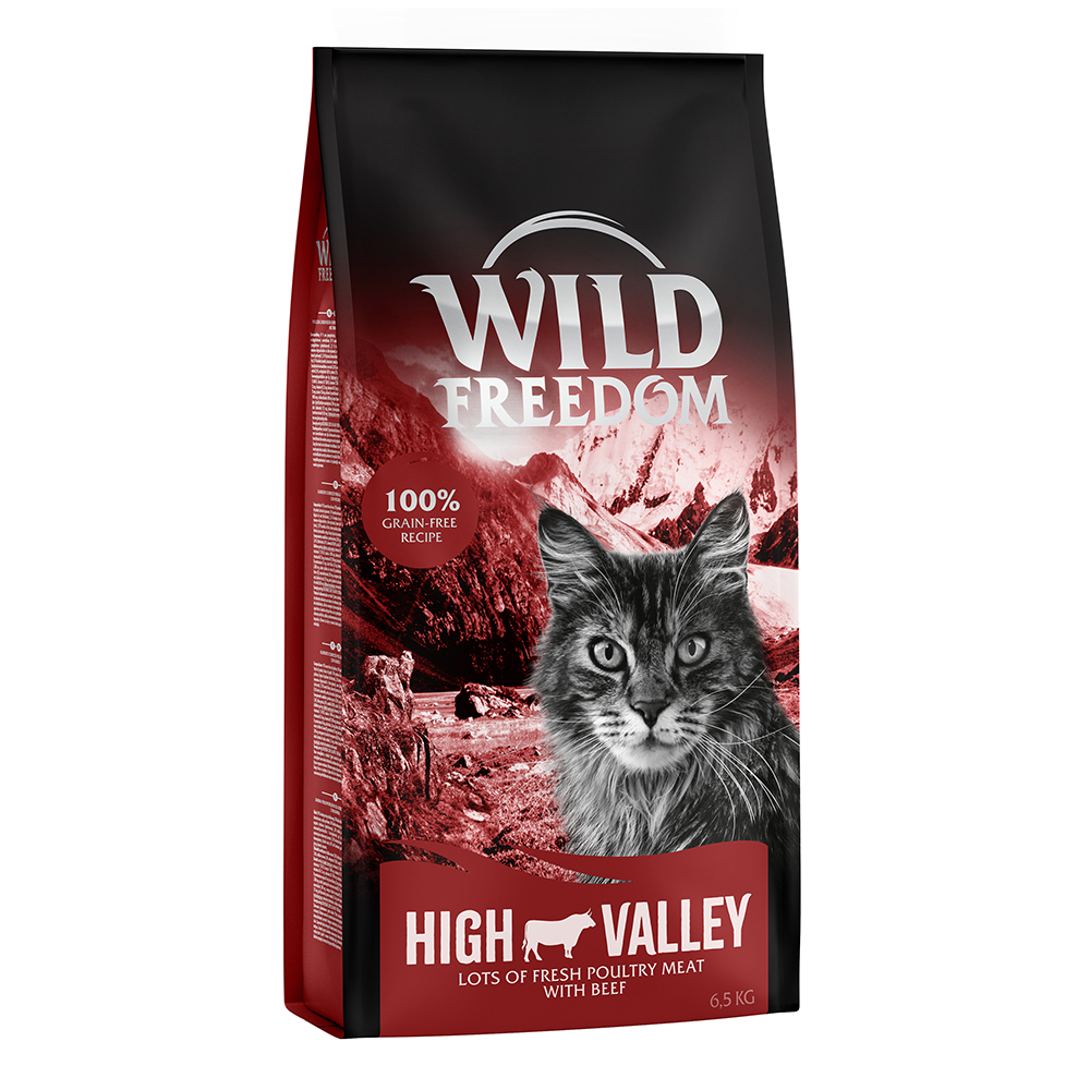foto del prodotto wild freedom adult farmlands manzo senza cereali crocchette per gatti 6,5 kg