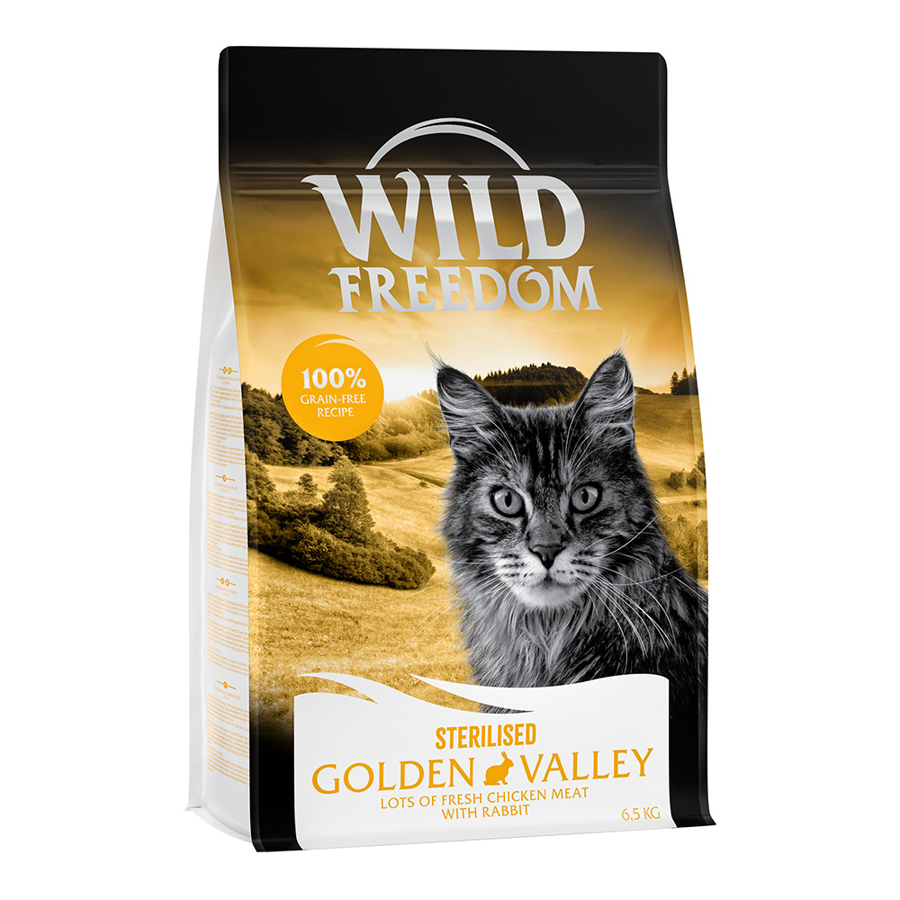 foto del prodotto wild freedom adult golden valley sterilised coniglio senza cereali gatto 6,5 kg
