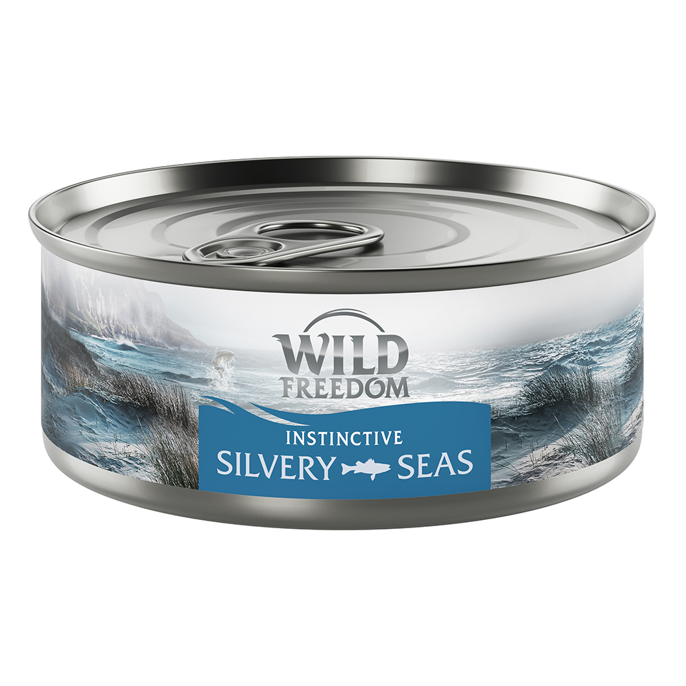 foto del prodotto wild freedom adult instinctive 6 x 70 g umido per gatto silvery seas spigola