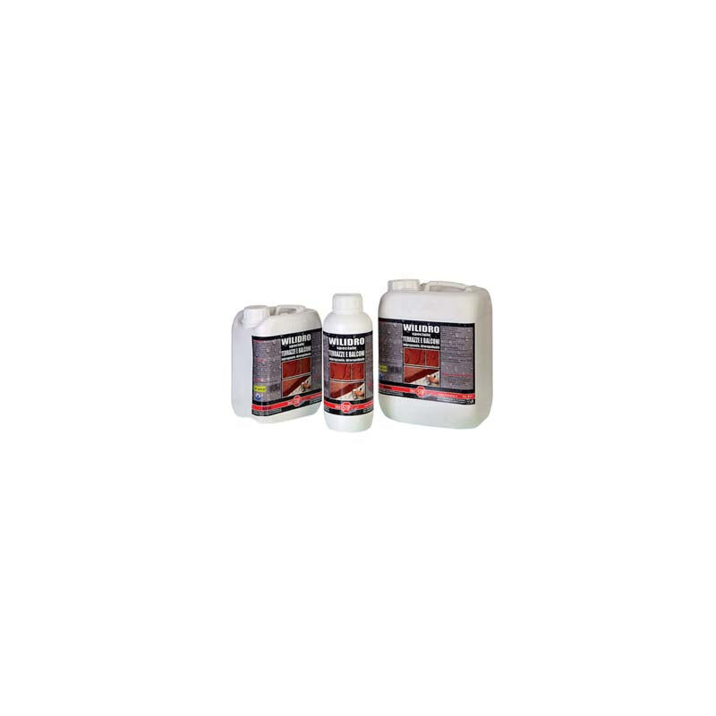 foto del prodotto wilidro impregnante protettivo idrorepellente per terrazze e balconi lt.1 in flacone