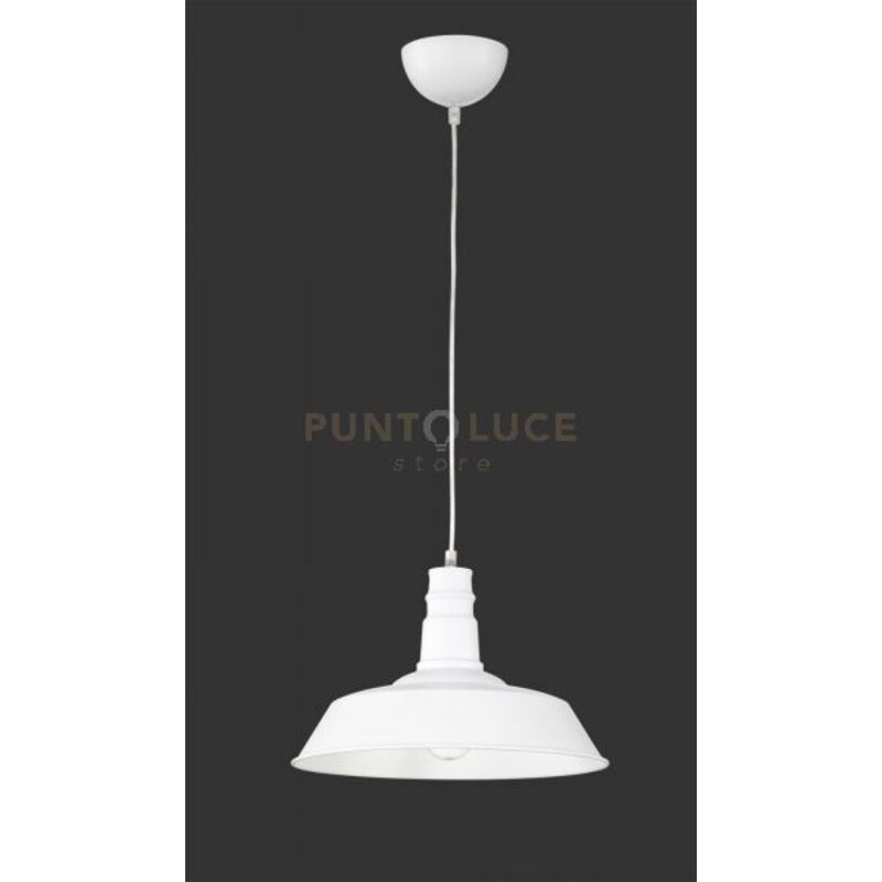 foto del prodotto will sospensione pagoda metallo bianco d. 36cm 1 luce attacco e27