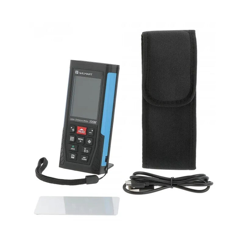 foto del prodotto wilmart telemetro laser 100 metri, precisione 2 mm