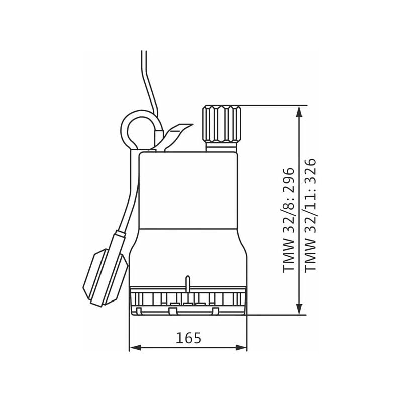 foto del prodotto wilo drain tmw 32 8 0,37kw pompa di pressione 2 bar