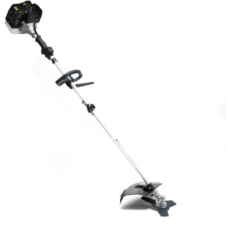 foto del prodotto wiltec attrezzo multifunzione da giardinaggio tagliabordi, tagliasiepi, decespugliatore, potatore motore a benzina, 1,3 kw