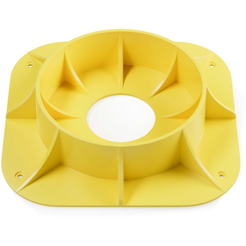 foto del prodotto wiltec base blocca ruotino 236mm capacit 900 kg base di supporto per ruotini di appoggio fino a 160 mm, piastra di appoggio per rimorchi e