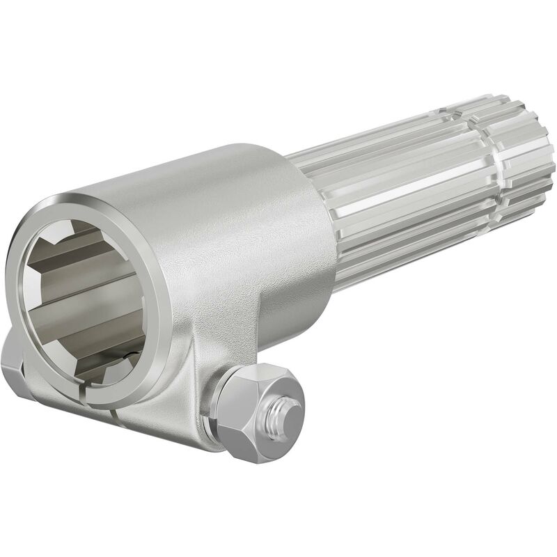 foto del prodotto wiltec - boccola albero cardanico 160 mm attacco albero scanalato 1 3/8' 6d albero uscita 1 3/8' 21d trattore