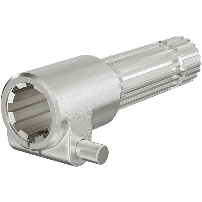 foto del prodotto wiltec boccola albero cardanico 160mm attacco scanalato 8 32x38x6 per albero uscita 1 3 8 21d trattore