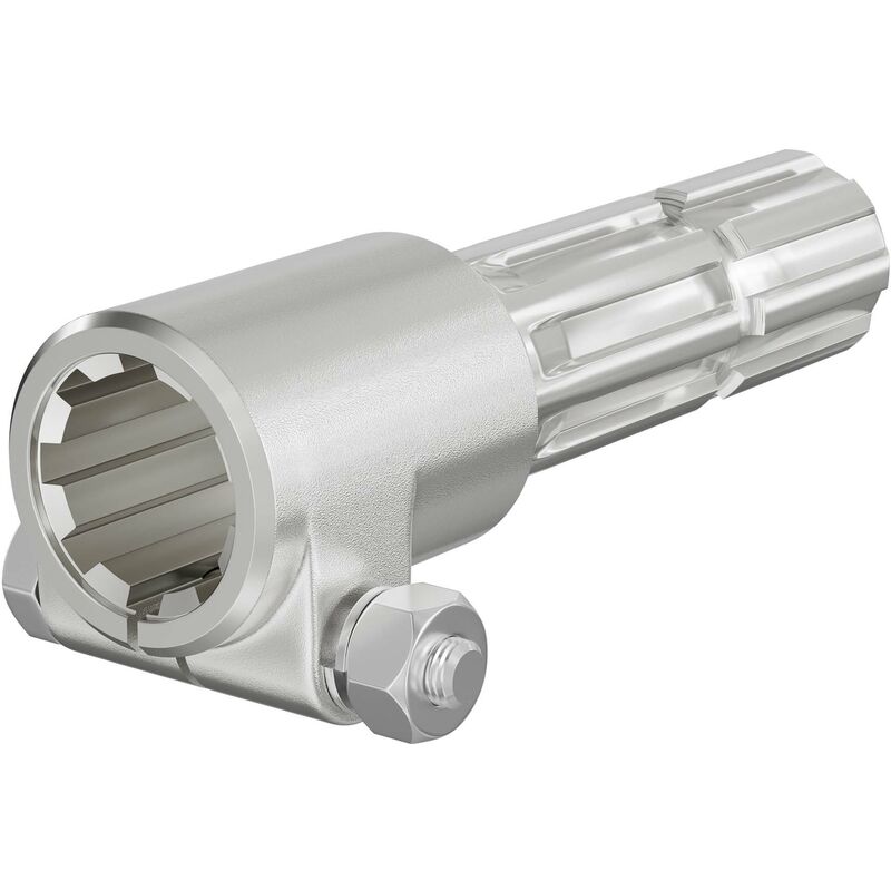 foto del prodotto wiltec boccola albero cardanico 160mm con attacco albero scanalato 8 32x38x6 per albero di uscita 8 32x38x6