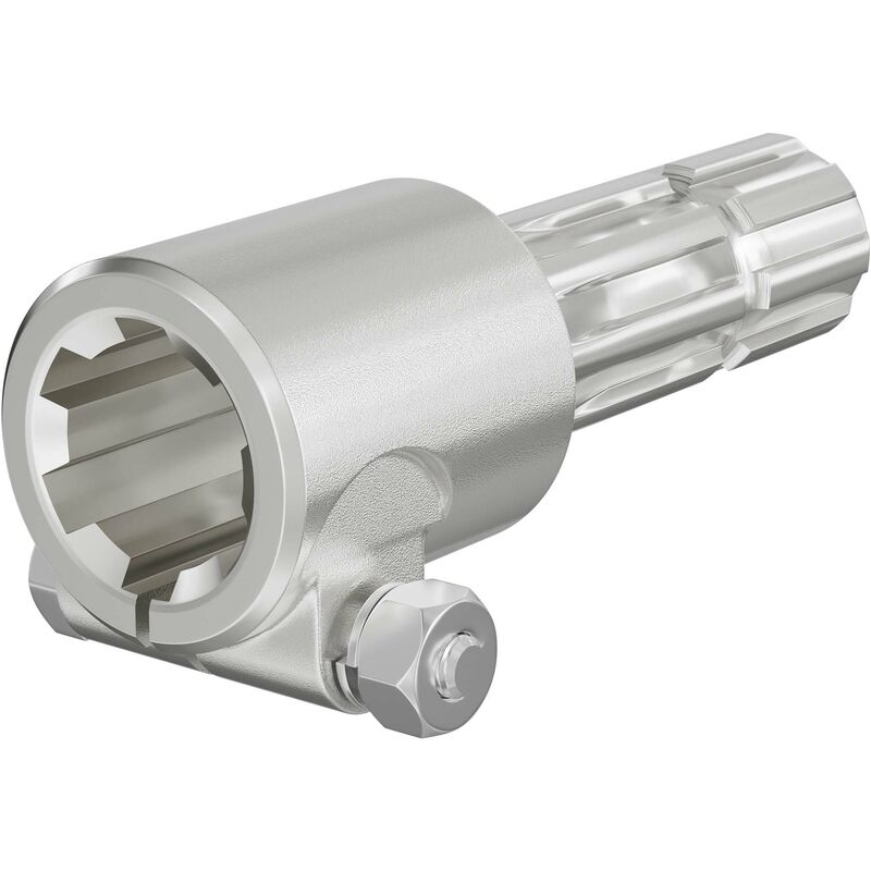 foto del prodotto wiltec boccola albero cardanico 175 mm attacco albero scanalato 1 3 4 6d albero uscita 8 32x38x6 trattore