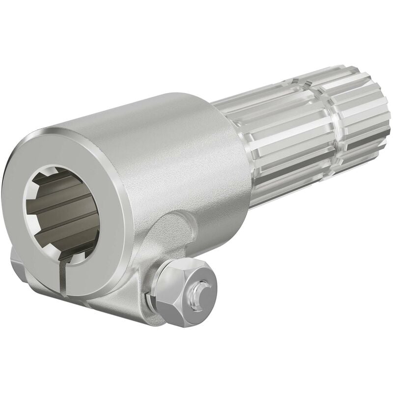 foto del prodotto wiltec - boccola albero cardanico 175mm attacco albero scanalato 8-32x38x6 per albero uscita 1 3/4' 20 denti