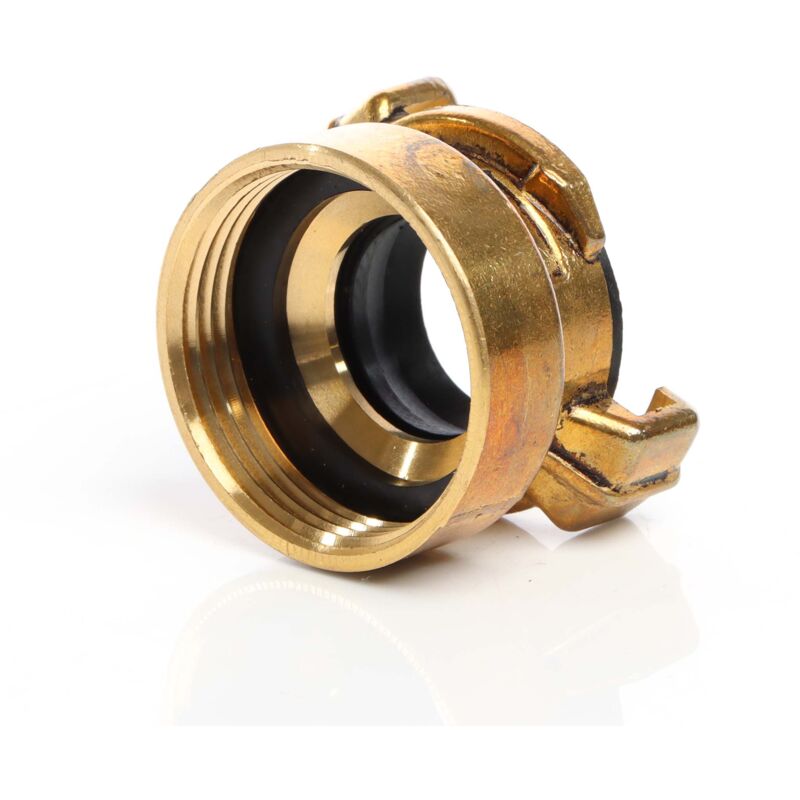 foto del prodotto wiltec boccola in ottone per tubo dell acqua da giardino raccordo rapido con filetto interno dn32 1 1 4 