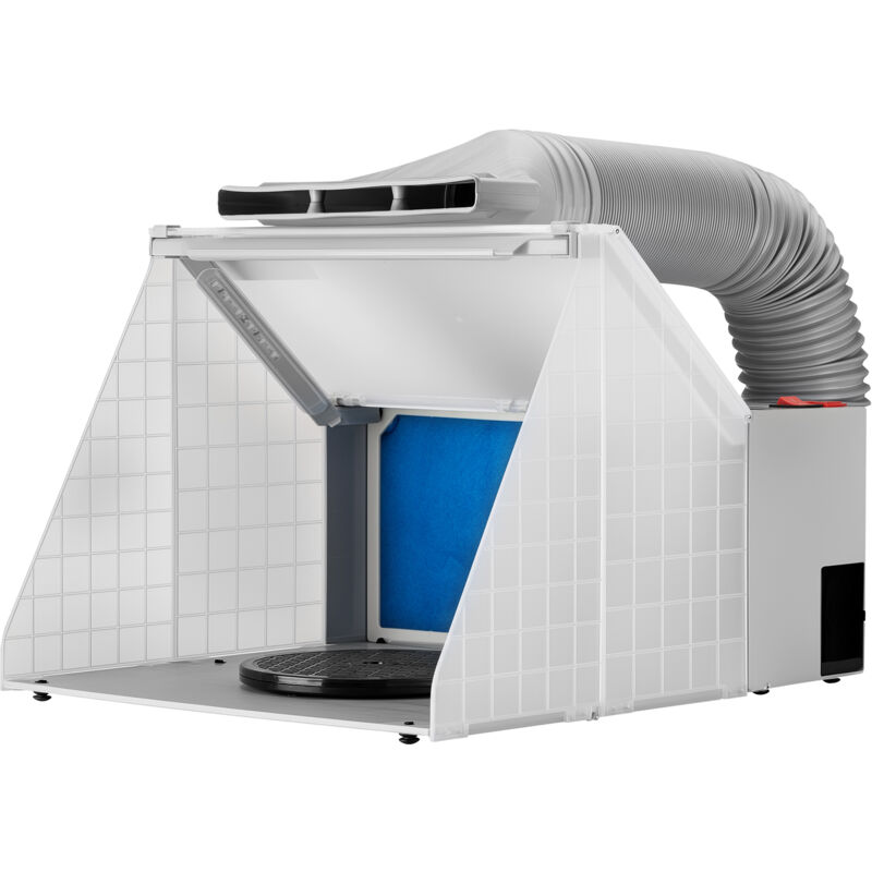 foto del prodotto wiltec cabina di aspirazione per verniciatura ad aerografo 4 m min con luce aspiratore vernice