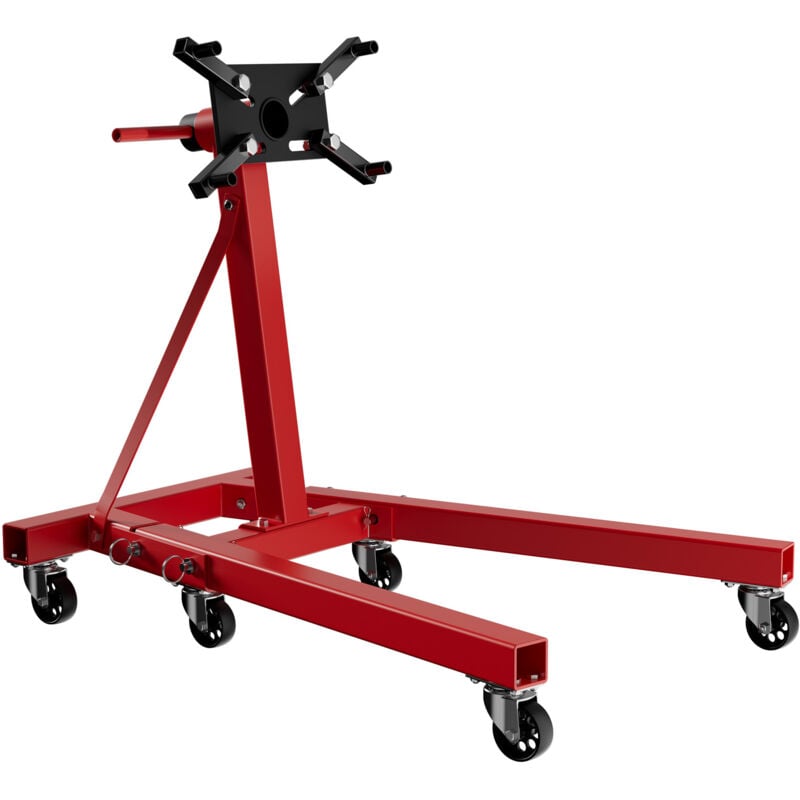 foto del prodotto wiltec - cavalletto di sostegno per motore max 900 kg sollevatore motore