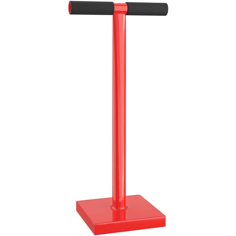 foto del prodotto wiltec costipatore manuale 11,5 kg in acciaio piastra di 20x20cm compattatore terreno