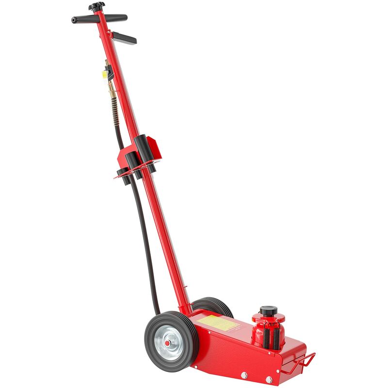 foto del prodotto wiltec - cric pneumatico a carrello da 22 t per camion e auto martinetto sollevatore