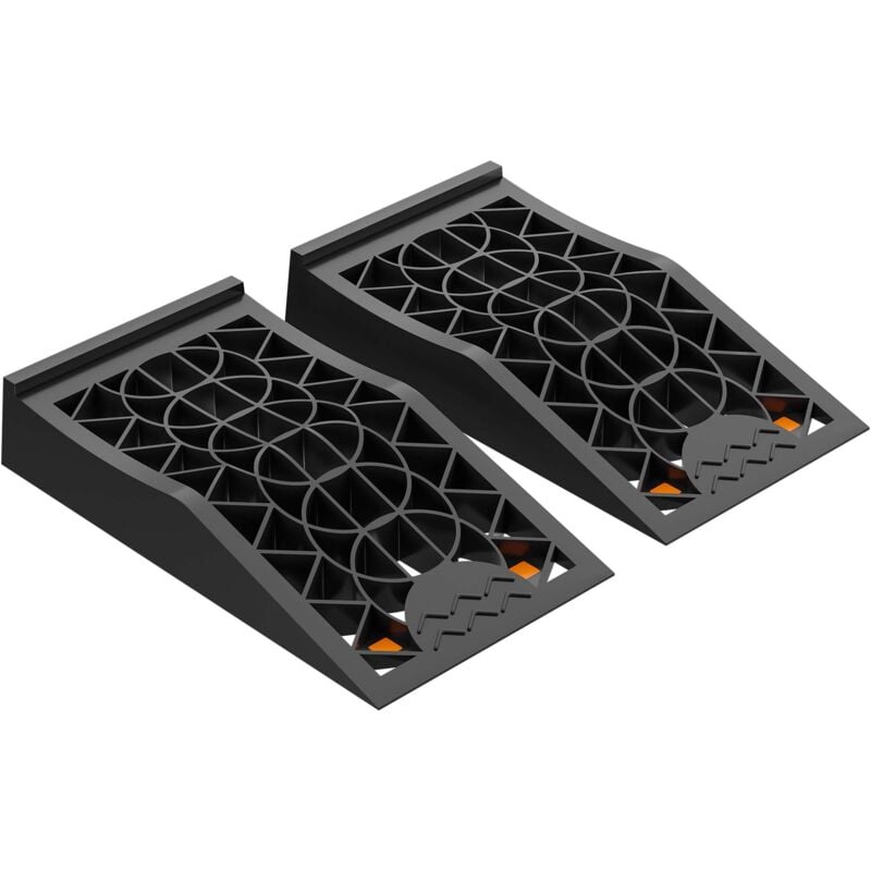 foto del prodotto wiltec cunei livellatori auto veicoli 2 pz. max 3 t rampa di livellamento in plastica