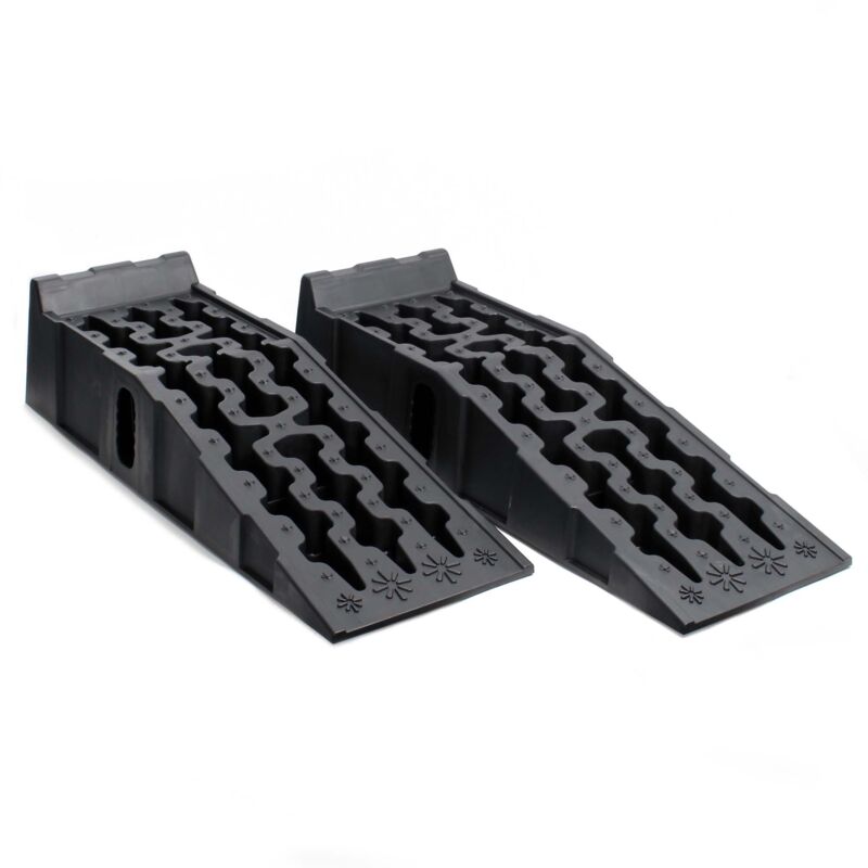 immagine 0 del prodotto wiltec cunei livellatori auto veicoli 2 pz. max 5 t rampa di livellamento in plastica