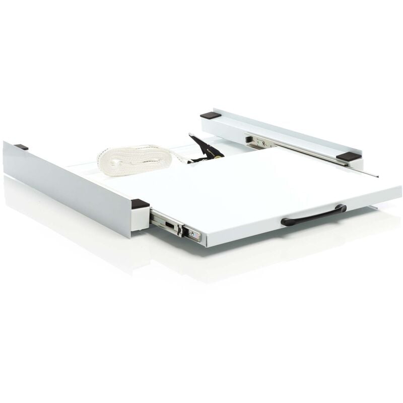 foto del prodotto wiltec kit sovrapposizione lavatrice asciugatrice max 150 kg con ripiano estraibile