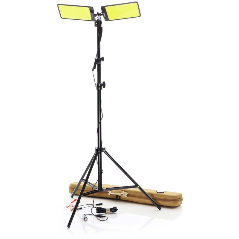 foto del prodotto wiltec lampada da campeggio led v3, estensibile 12v per illuminazione outdoor
