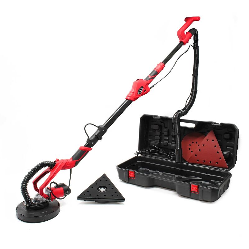 foto del prodotto wiltec levigatrice a collo lungo per soffitti 710w dischi di levigatura 225 mm per muri a secco