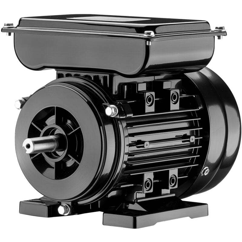foto del prodotto wiltec motore elettrico asincrono monofase, 1400 giri min, 230 volt, 0,37 kw, 1 2 cv, ip44, classe f